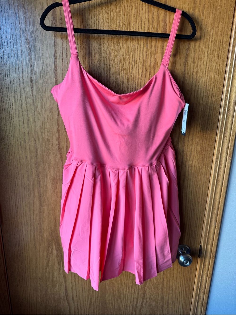 Hollister Gilly Hicks Coral Pink Pleated Mini Dress size XL NWT - Picture 6 of 6